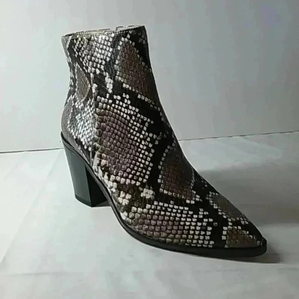 14 & union snake print booties - Picture 4 of 9
